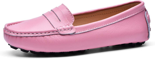 Women Genuine Leather Penny Loafers Classic Driving casins Casual Slip On Comfort Women Loafer Shoes