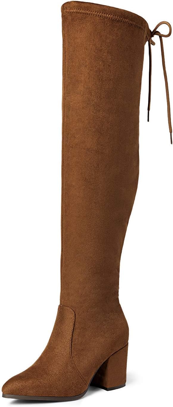 Women’s Thigh High Boots Over the knee Stretch  Fashion Long Boots